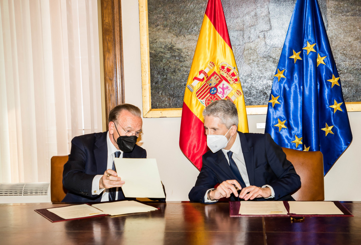 EuropaPress 3738896 ministro interior fernando grande marlaska presidente fundacion caixa