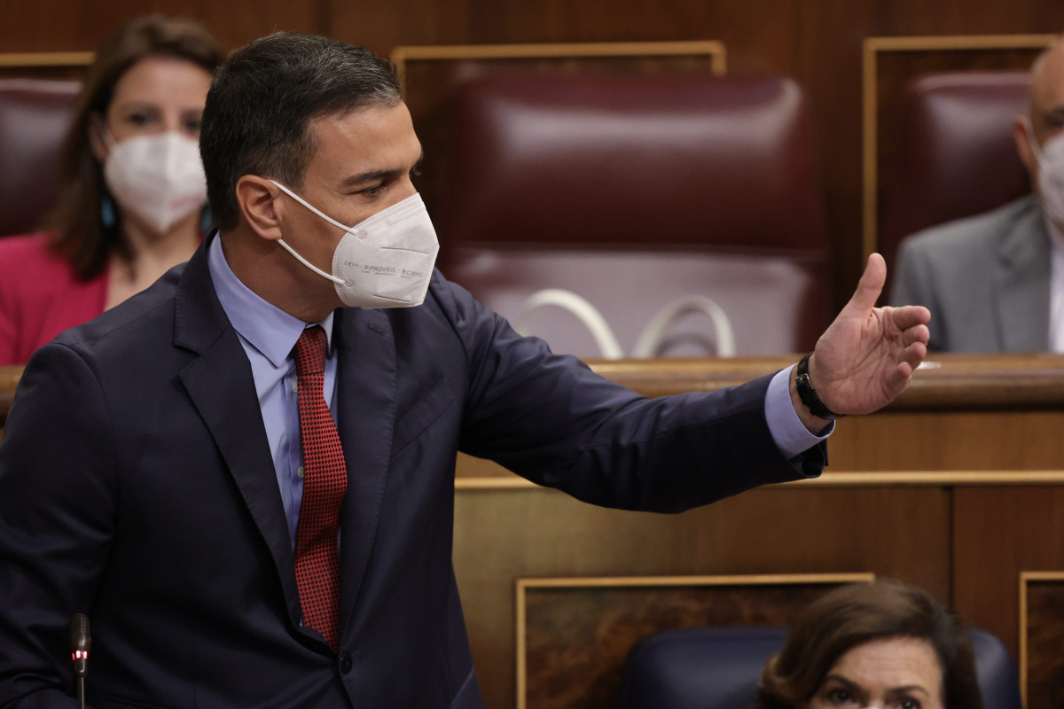 El presidente del Gobierno, Pedro Sánchez