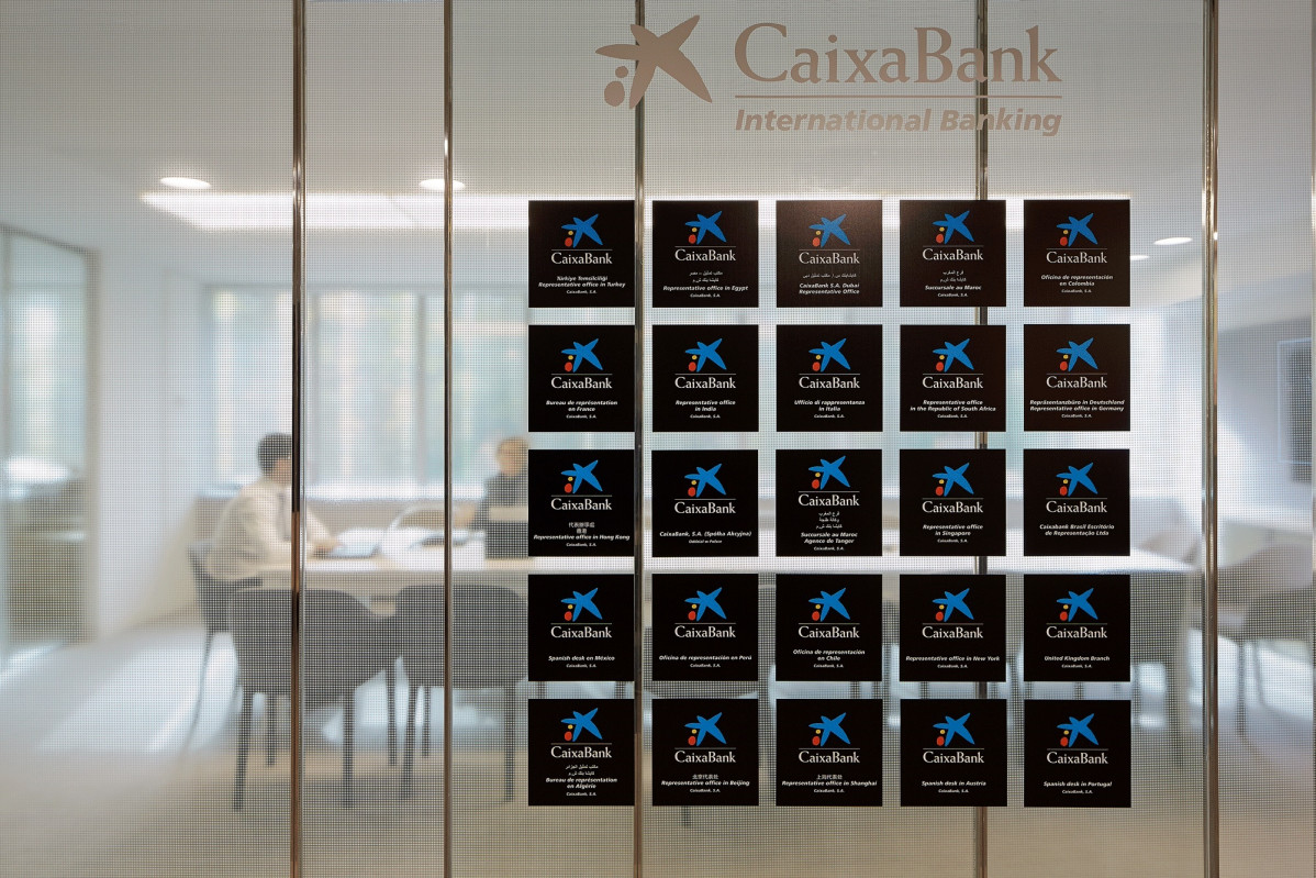 Oficina de la red de Banca Internacional de CaixaBank.
