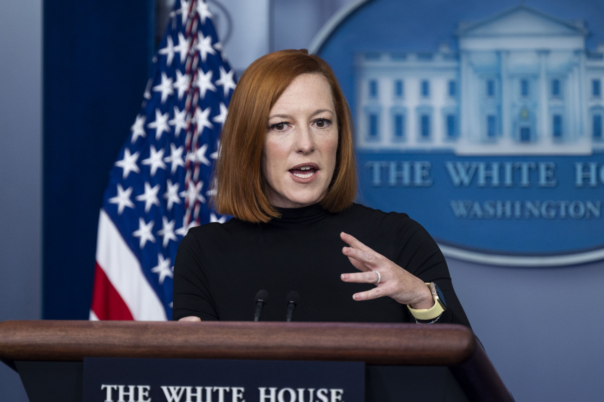 EuropaPress 4143231 13 december 2021 us washington white house press secretary jen psaki speaks