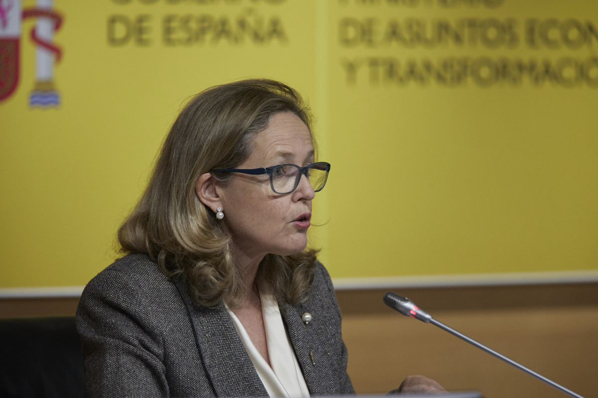 La vicepresidenta primera y ministra de Asuntos Económicos y Transformación Digital, Nadia Calviño.