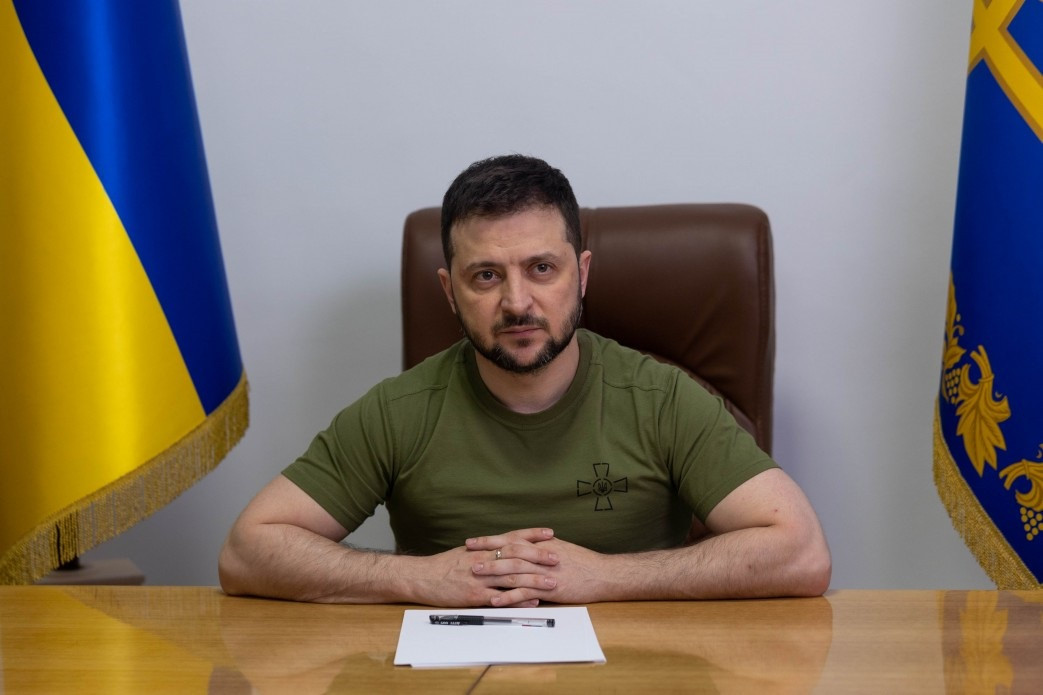 El presidente de Ucrania, Volodímir Zelenski