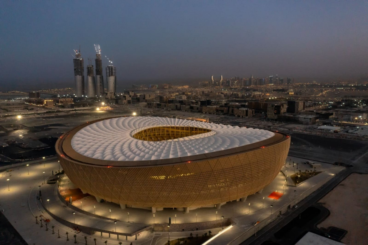 EuropaPress 4607982 imagen exterior estadio lusail catar escenario final copa mundo 2022 (1)