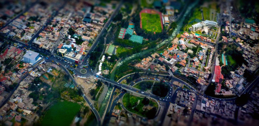 Aerial View Arequipa La Marina