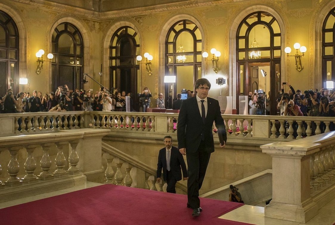 Puigdemont Parlament DUI