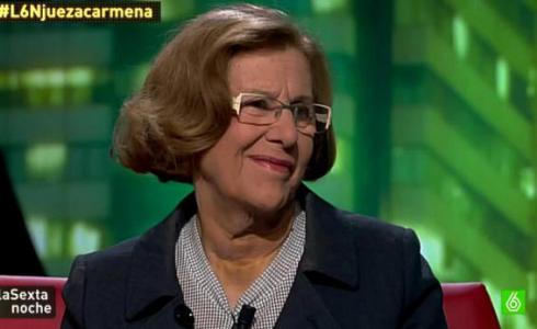 La ex  jueza, Manuela Carmena, encabezará la candidatura de Podemos en sus primarias al Ayuntamiento de Madrid