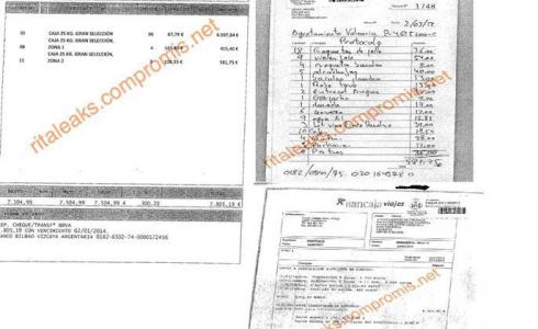 Las 89 facturas atribuidas a Barberá en 'Ritaleaks' ascienden a 42.000 euros de 2011 a 2014